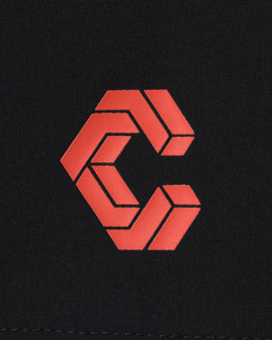 CRONOS COLOR BLOCK COMPETITION SHORTS [BLACK x RED]