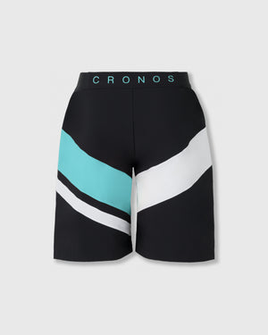 CRONOS COLOR BLOCK COMPETITION SHORTS【BLACK×T.BLUE】