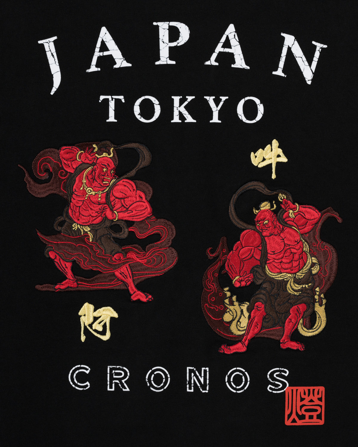 CRONOS TOMOSHIBI TIGER EMBROIDERY 【ブラック】