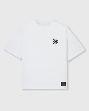 CRONOS TOMOSHIBI 系列 老虎刺繡短袖上衣【白色】