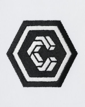 CRONOS TOMOSHIBI 系列 老虎刺繡短袖上衣【白色】