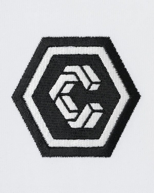 CRONOS TOMOSHIBI 系列 老虎刺繡短袖上衣【白色】