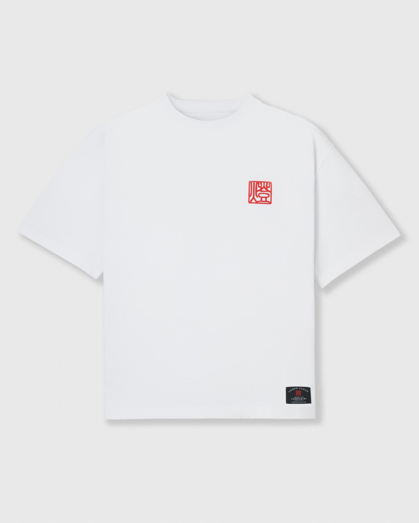 CRONOS TOMOSHIBI SERIES DARUMA EMBROIDERY S/S TEE【WHITE】