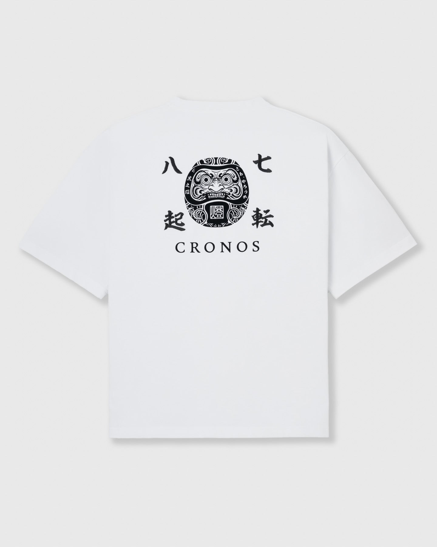 クロノス CRONOS だるまTシャツ ホワイトMサイズ CRONOS TOMOSHIBI SERIES DARUMA EMBROIDERY S/S TEE【WHITE】