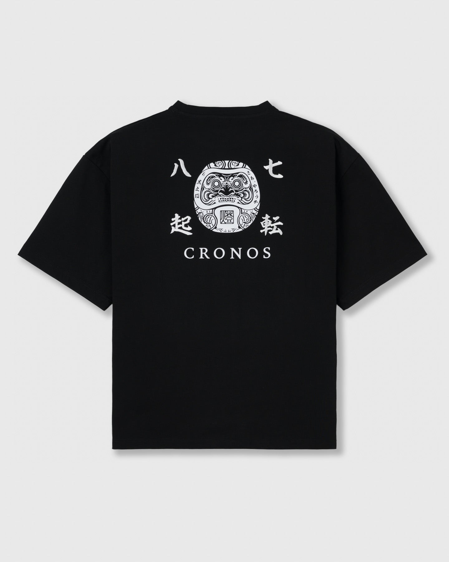 CRONOS TOMOSHIBI SERIES DARUMA EMBROIDERY S/S TEE【BLACK】