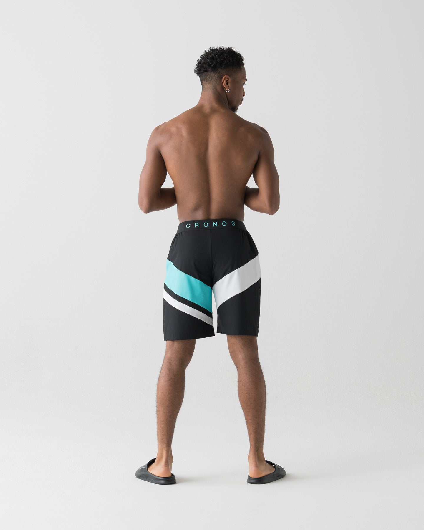 CRONOS COLOR BLOCK COMPETITION SHORTS【BLACK×T.BLUE】
