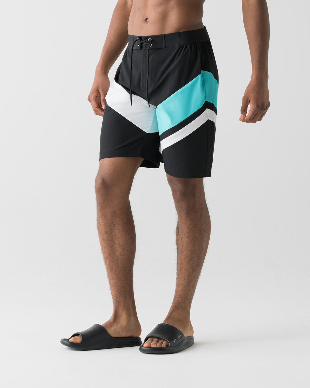 CRONOS COLOR BLOCK COMPETITION SHORTS【BLACK×T.BLUE】