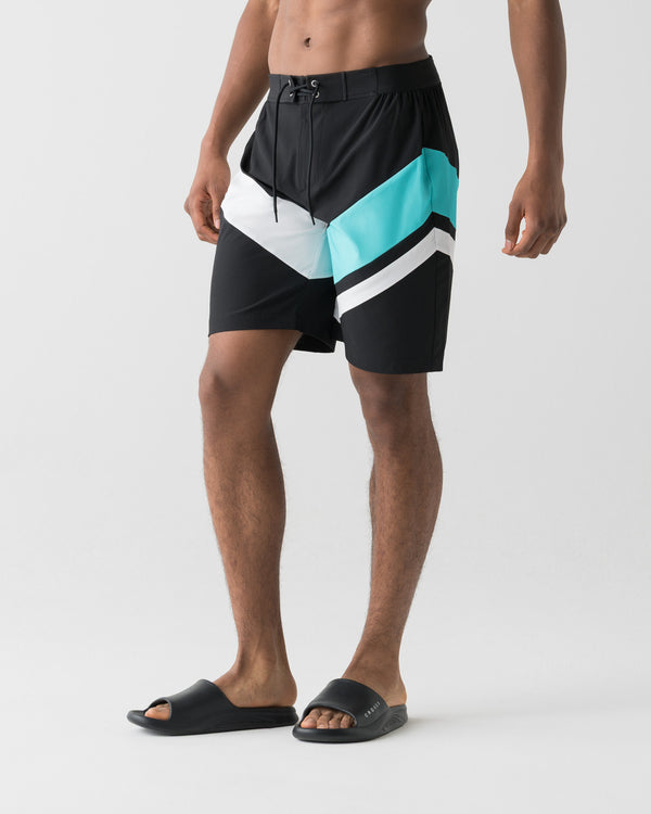 CRONOS COLOR BLOCK COMPETITION SHORTS【BLACK×T.BLUE】