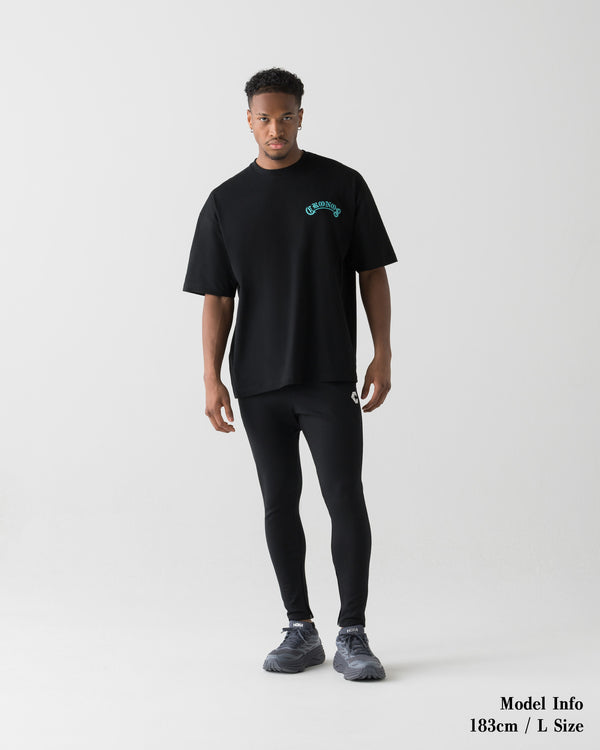 CRONOS DARUMA GRAPHIC S/S TEE【BLACK】