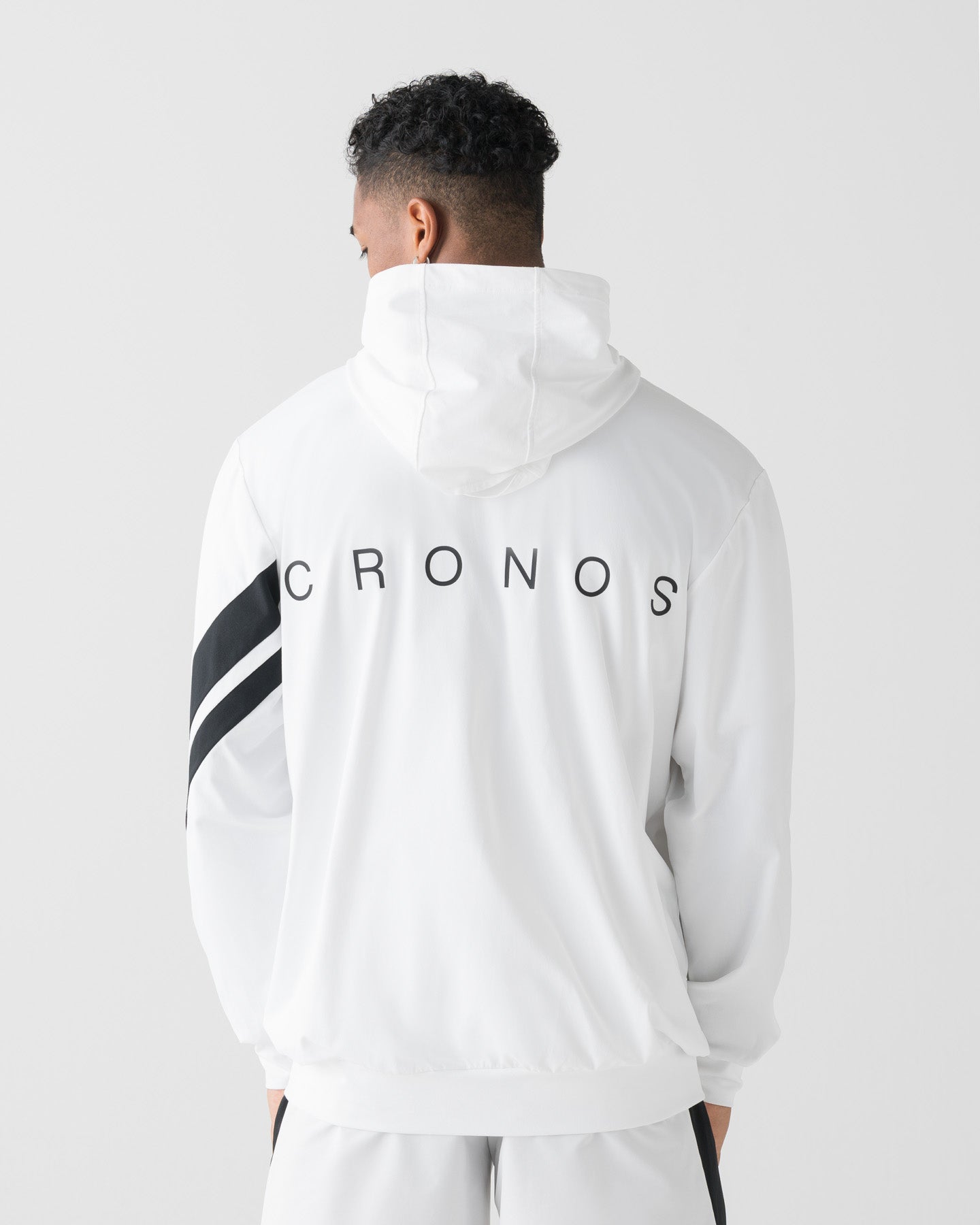 CRONOS COOLING RASH HOODIE【WHITE×BLACK】