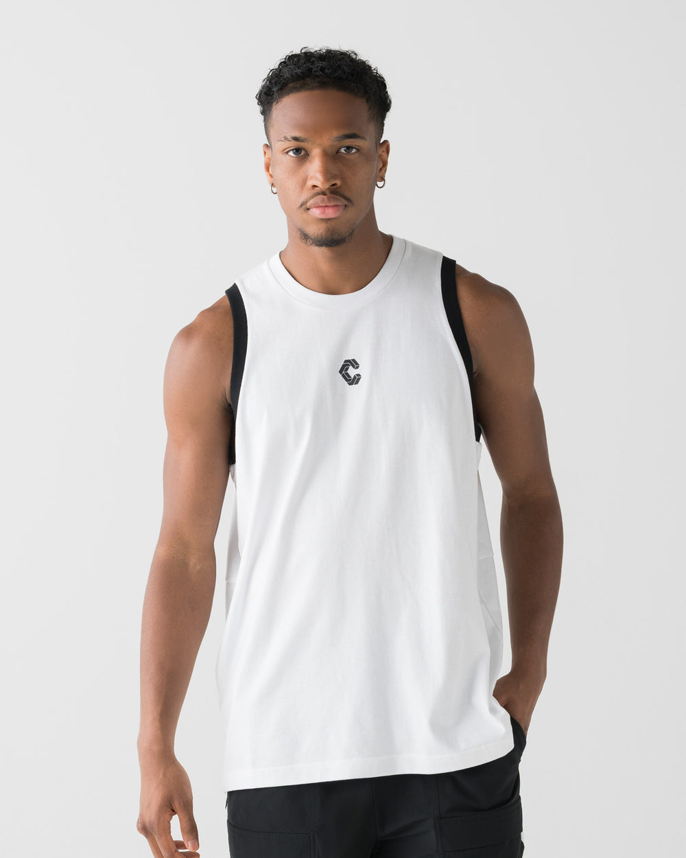 CRONOS DAILY ACTIVE SLEEVELESS【WHITE】