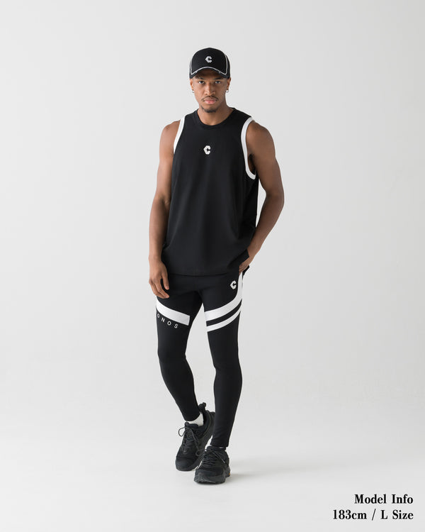 CRONOS DAILY ACTIVE SLEEVELESS【BLACK】