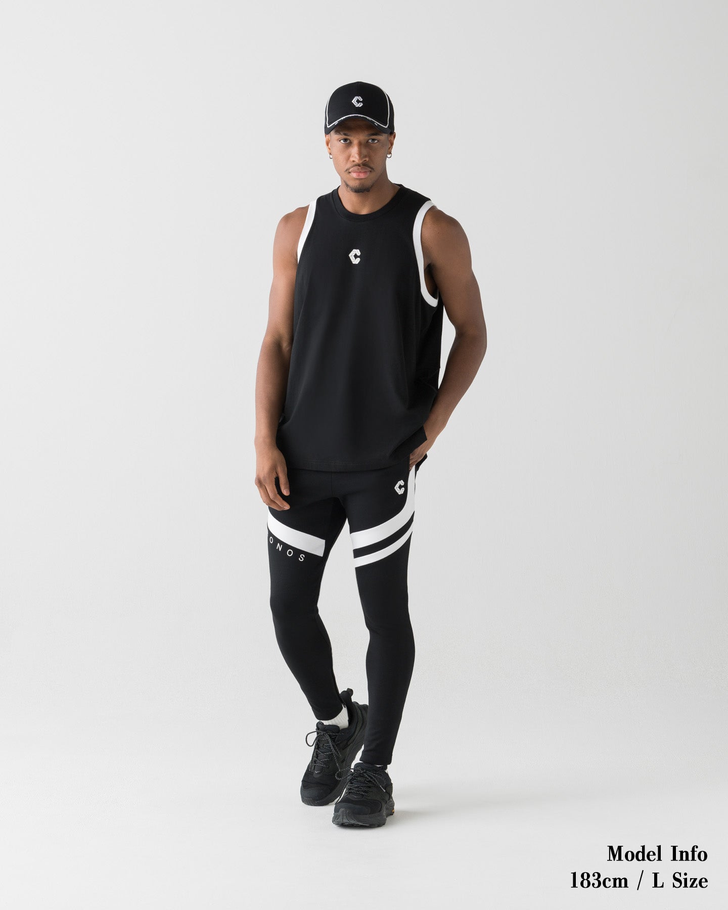 CRONOS DAILY ACTIVE SKINNY PANTS【BLACK】