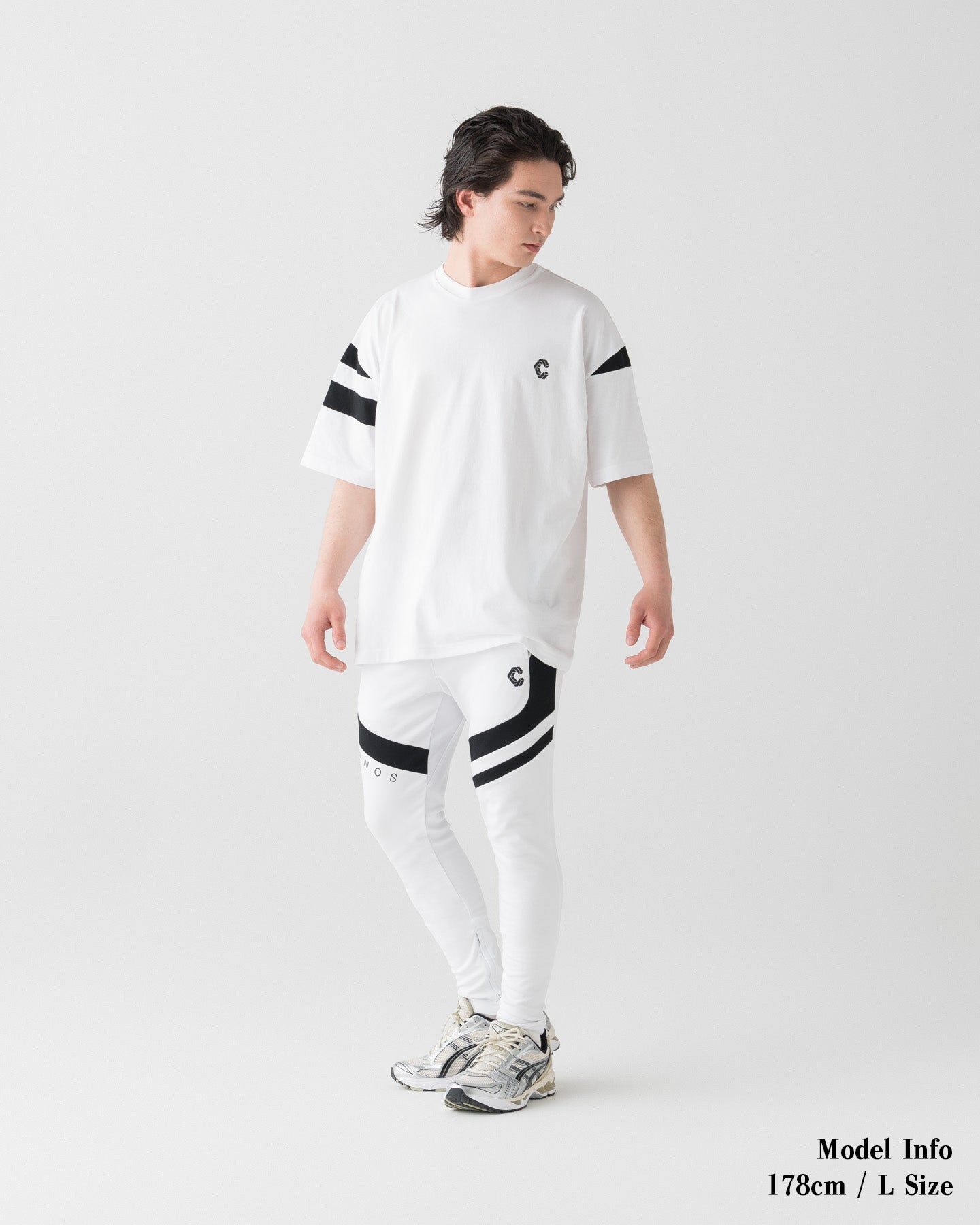 CRONOS DAILY ACTIVE SKINNY PANTS【WHITE】