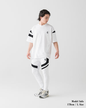 CRONOS DAILY ACTIVE SKINNY PANTS【WHITE】