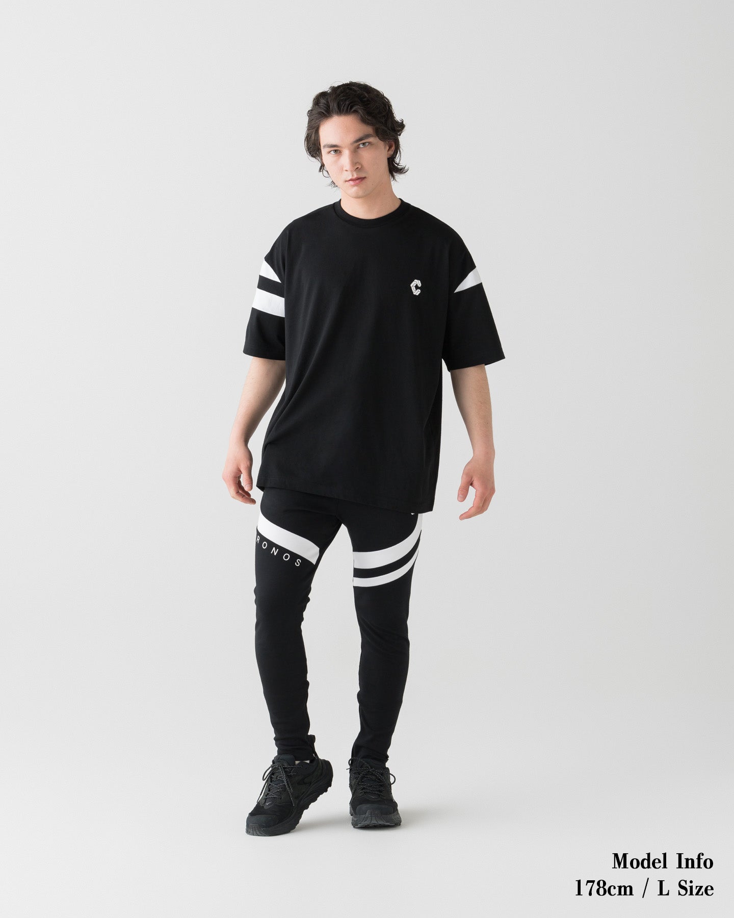CRONOS DAILY ACTIVE S/S TEE【BLACK】