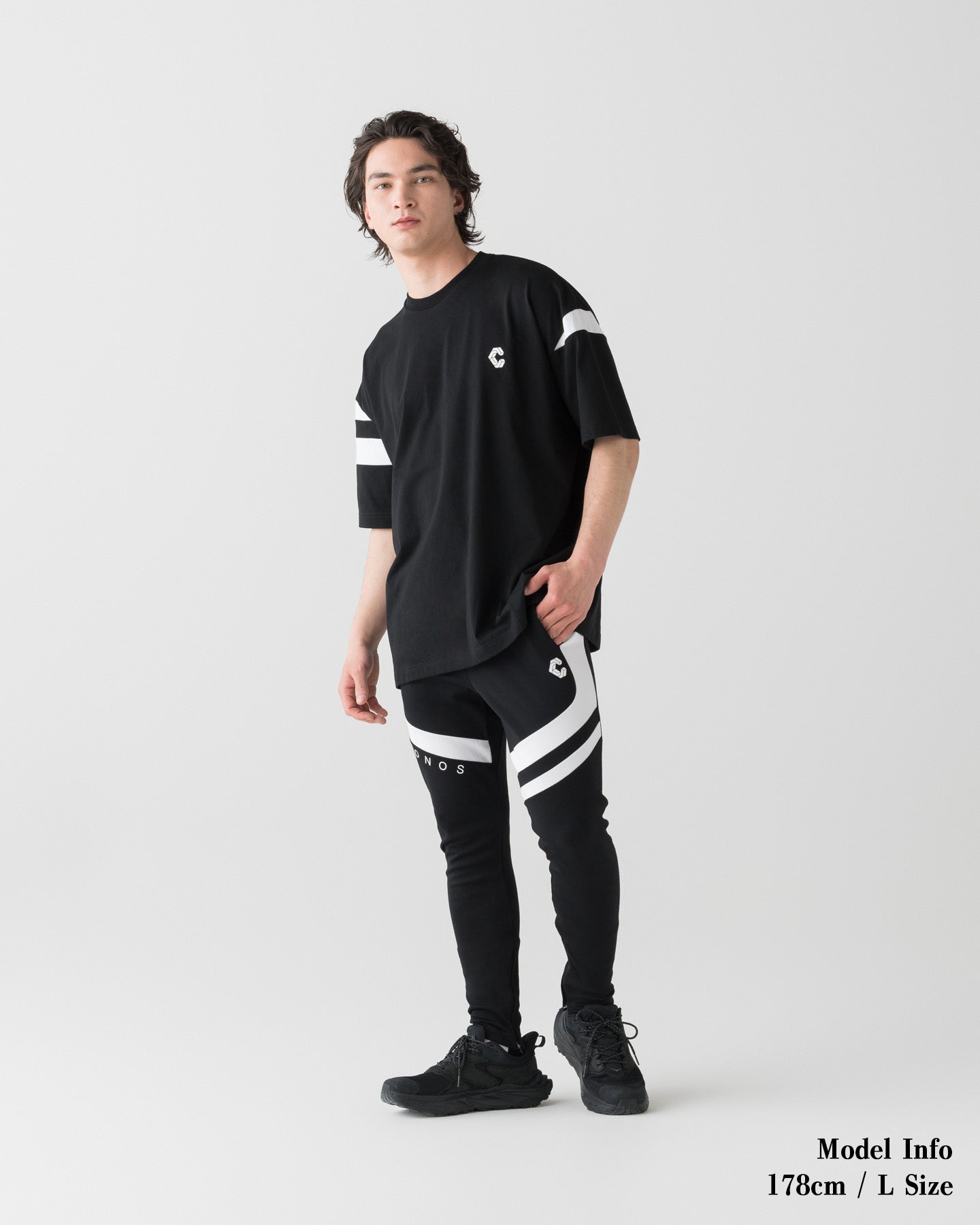 CRONOS Tシャツ CRONOS DAILY ACTIVE S/S TEE【BLACK】