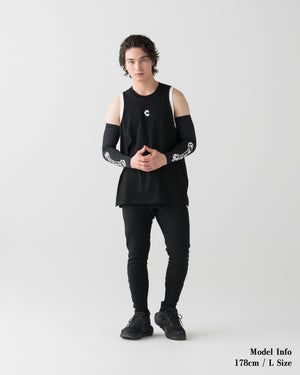 CRONOS COOL TOUCH ARM COVER【BLACK×WHITE】