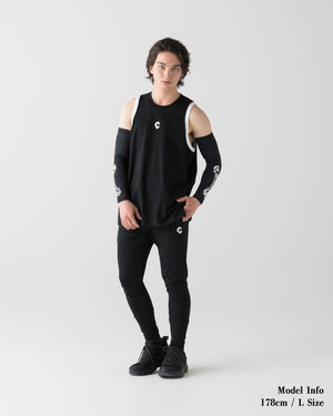 CRONOS COOL TOUCH ARM COVER【BLACK×WHITE】