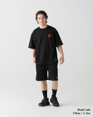 CRONOS TOMOSHIBI SERIES DARUMA EMBROIDERY S/S TEE【BLACK】