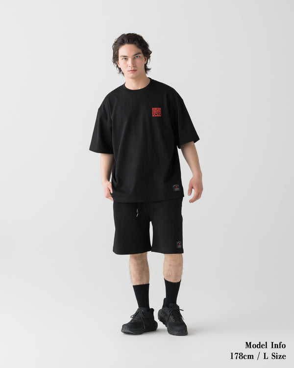 CRONOS TOMOSHIBI SERIES DARUMA EMBROIDERY S/S TEE【BLACK】