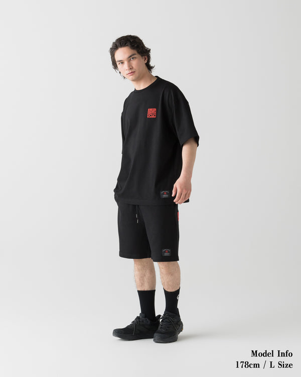 CRONOS TOMOSHIBI SERIES DARUMA EMBROIDERY S/S TEE【BLACK】