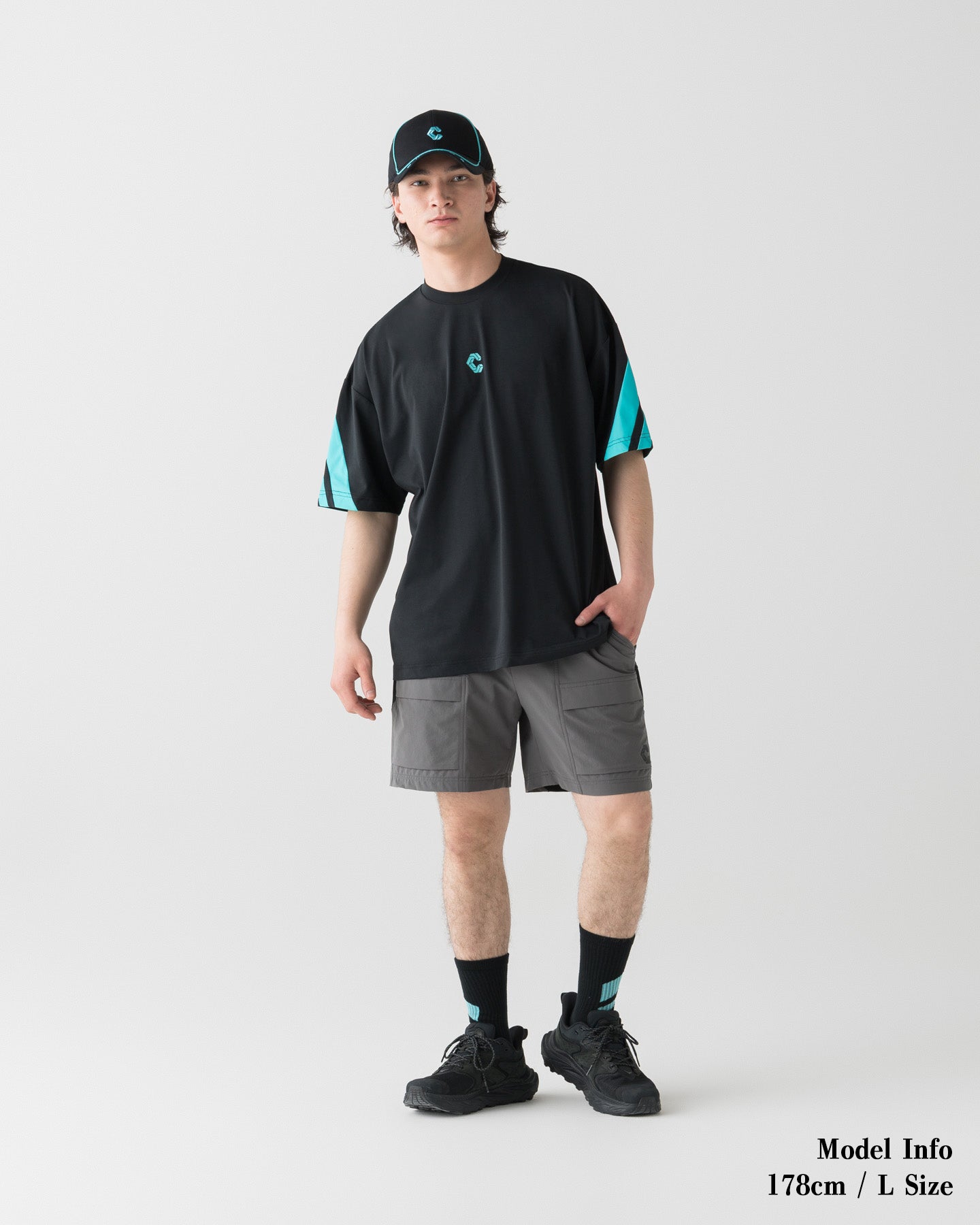 CRONOS DAILY ACTIVE SHORTS【D.GRAY】