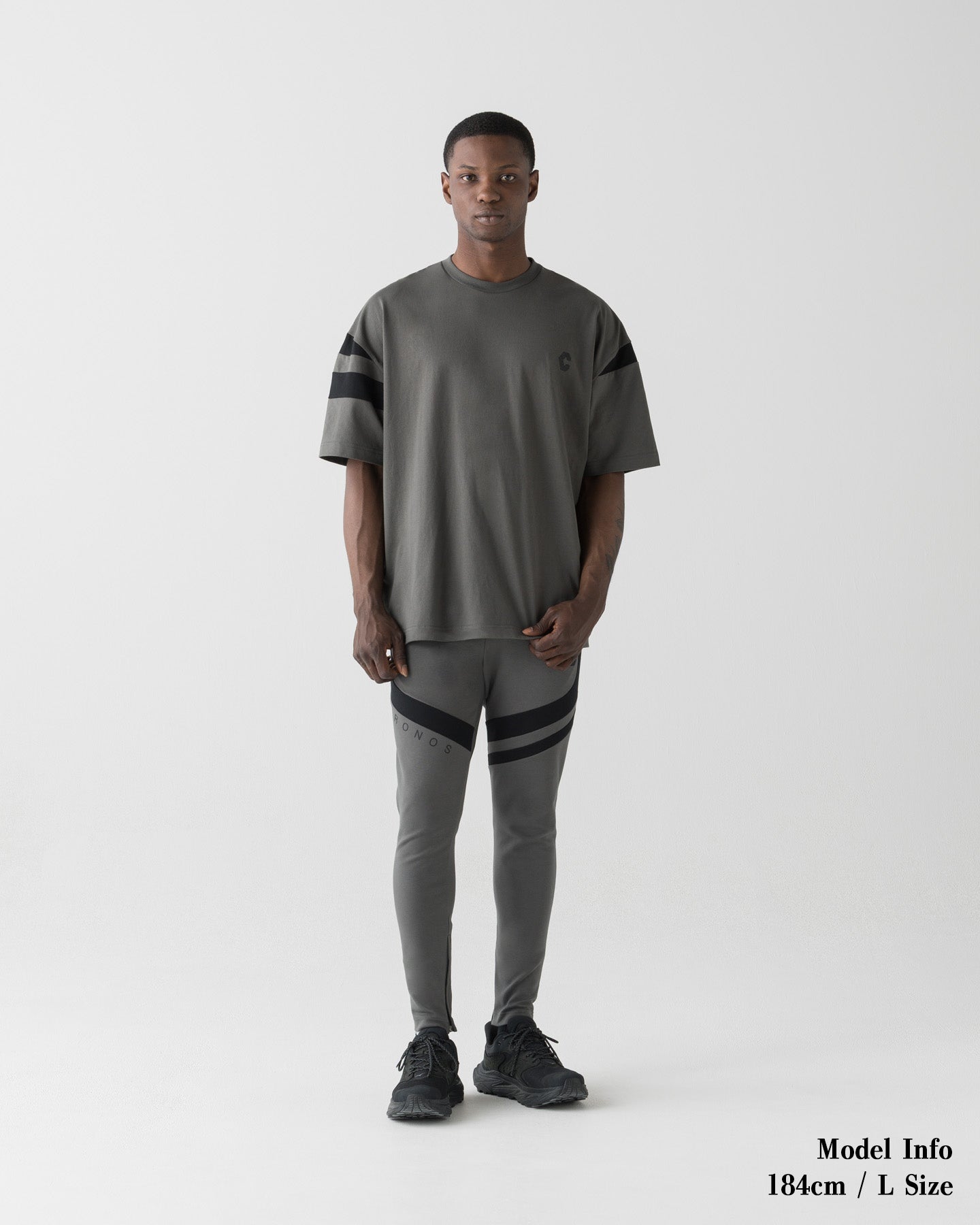 CRONOS DAILY ACTIVE S/S TEE【D.GRAY】
