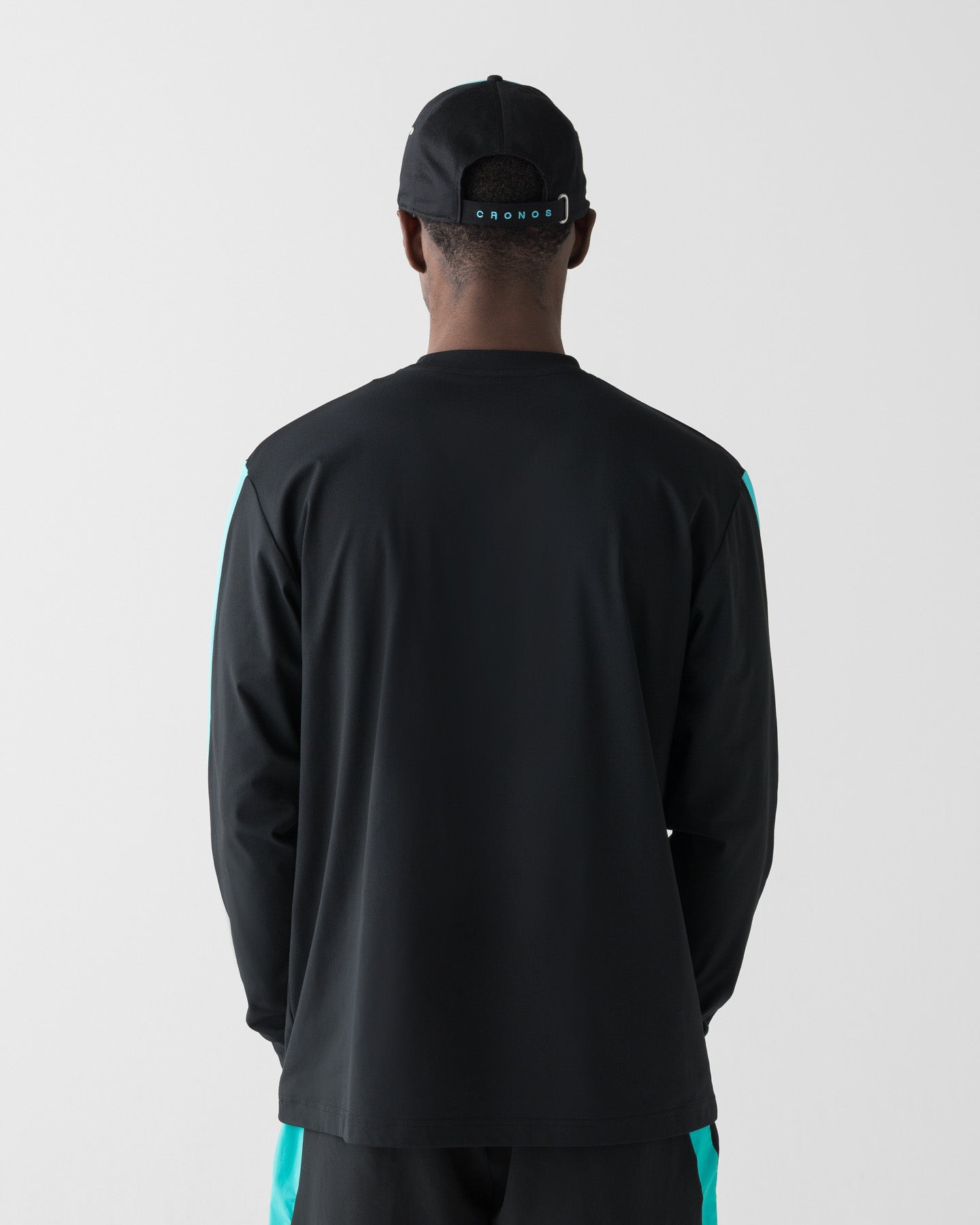 CRONOS COOLING RASH L/S TEE【BLACK×T.BLUE】