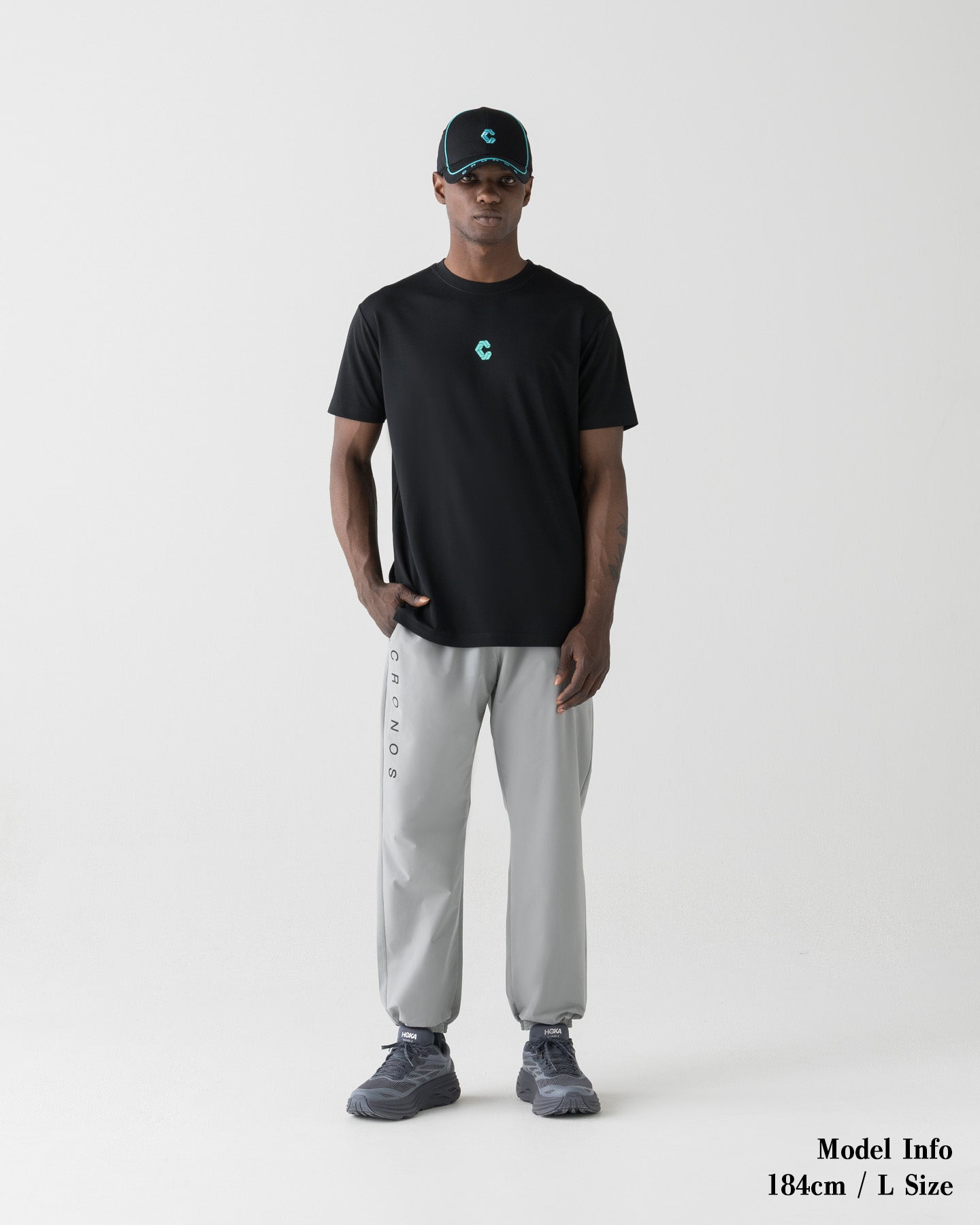 CRONOS SMOOTH TOUCH S/S TEE【BLACK×T.BLUE】