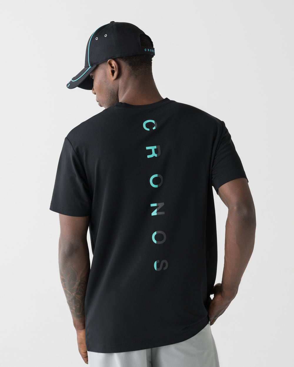 CRONOS SMOOTH TOUCH S/S TEE【BLACK×T.BLUE】