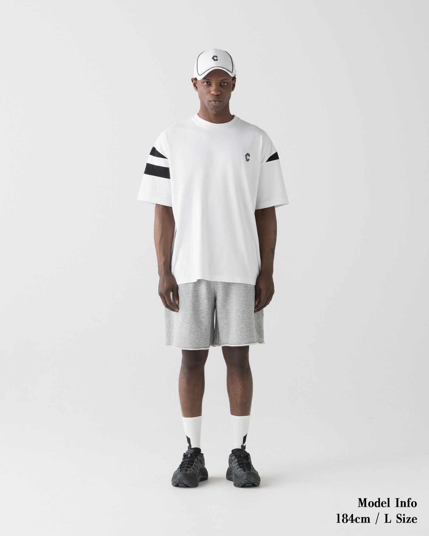 CRONOS ALLDAY CUT OFF SHORTS【M.GRAY】