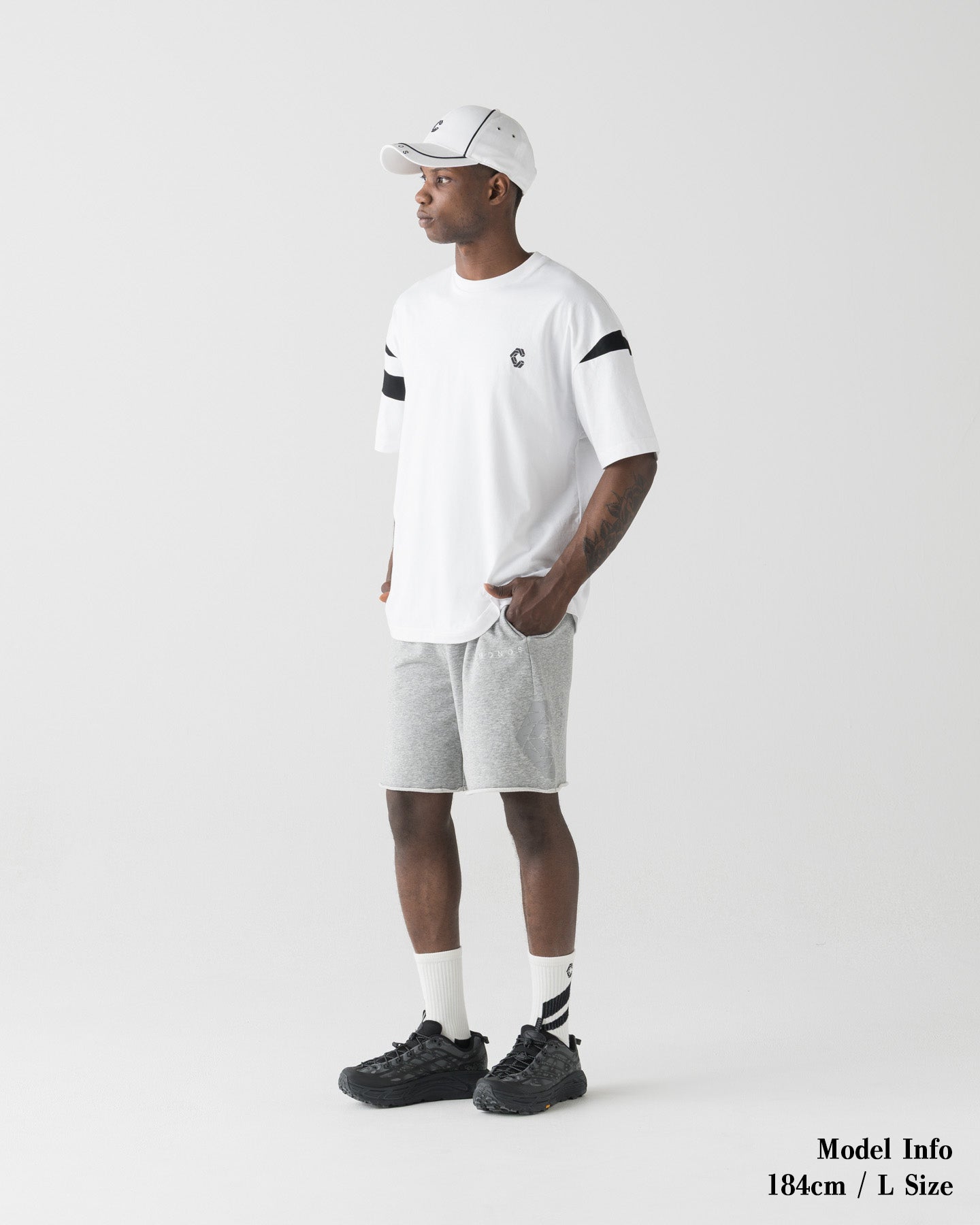 CRONOS ALLDAY CUT OFF SHORTS【M.GRAY】