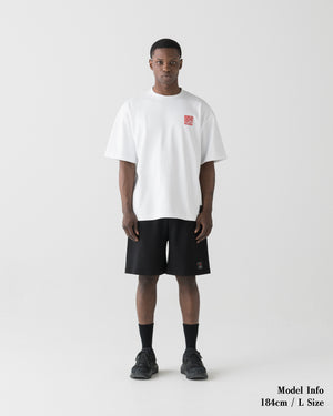 CRONOS TOMOSHIBI 系列 達摩刺繡短袖T恤【白色】