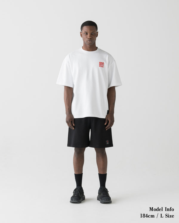 CRONOS TOMOSHIBI 系列 達摩刺繡短袖T恤【白色】