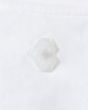 CRONOS WOMEN ALLDAY CROPPED T-SHIRT【WHITE】