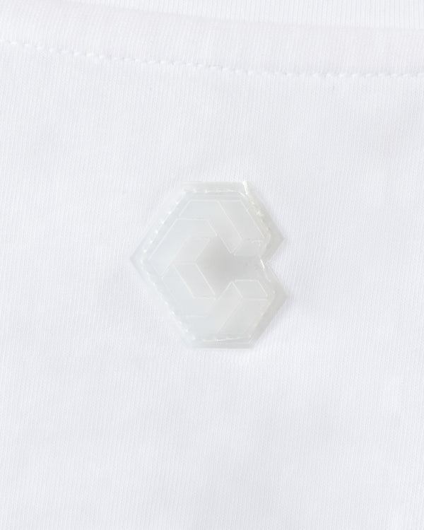 CRONOS WOMEN ALLDAY CROPPED T-SHIRT【WHITE】