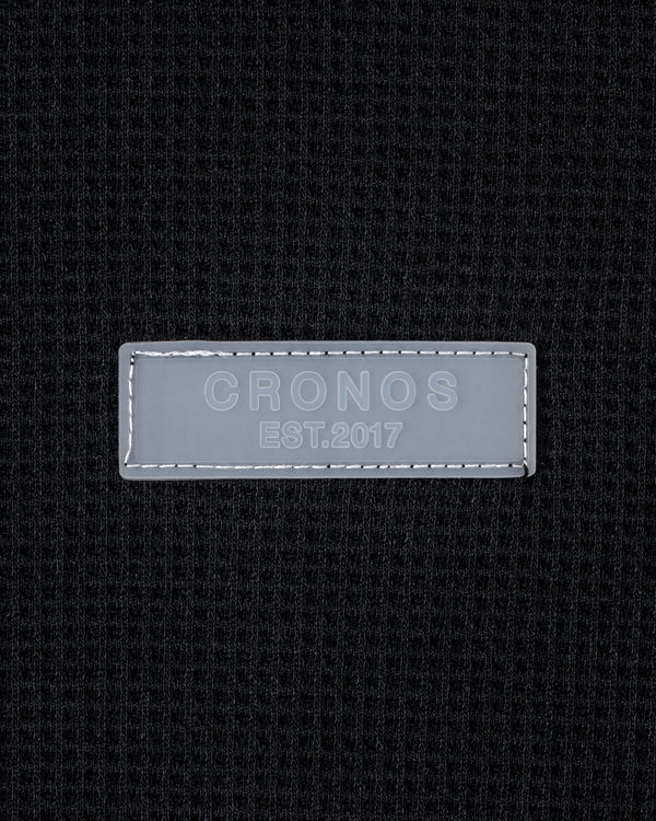 CRONOS WOMEN SHAPE 短版連帽外套【黑色】