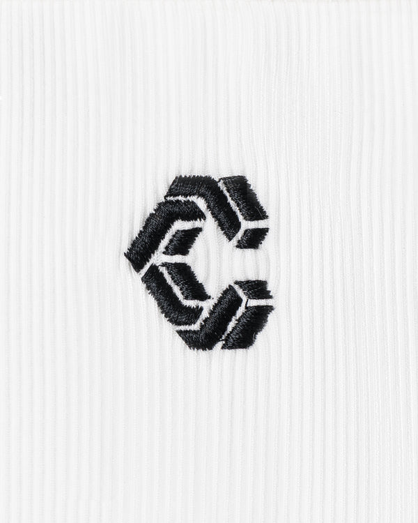 CRONOS WOMEN 方領 T 恤【WHITE】