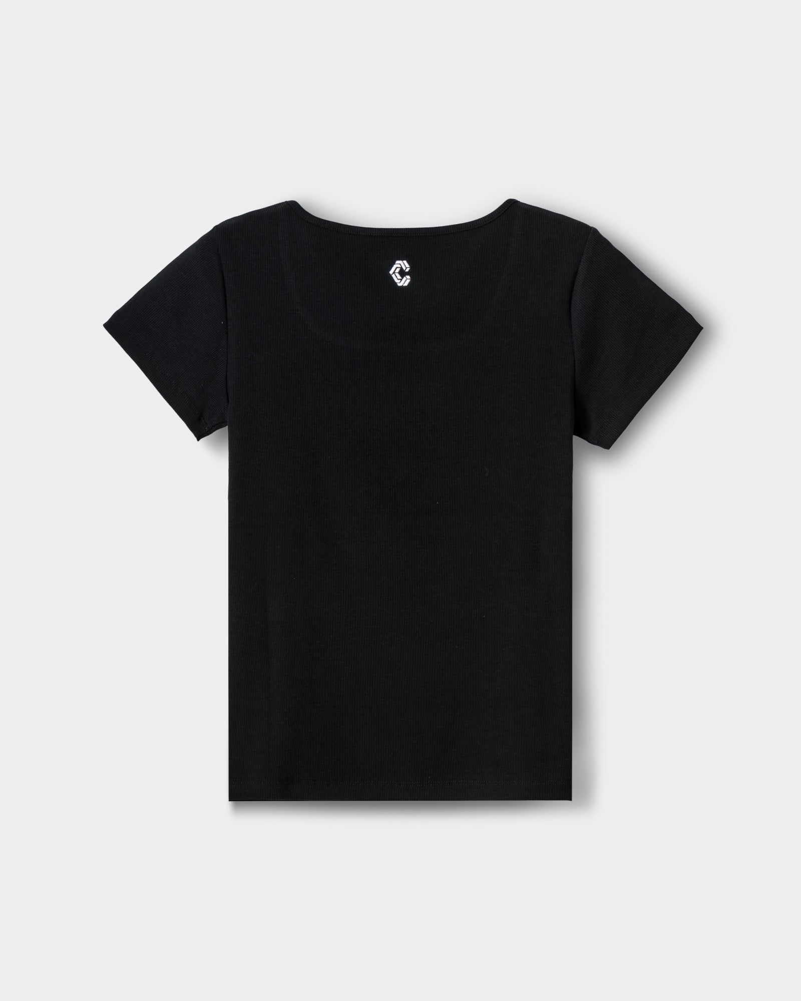たろー　レディース　BLK M CRONOS WOMEN SQUARE NECK T-SHIRT【BLACK】