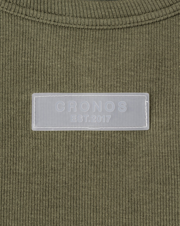 CRONOS WOMEN FIT 短版背心【卡其色】