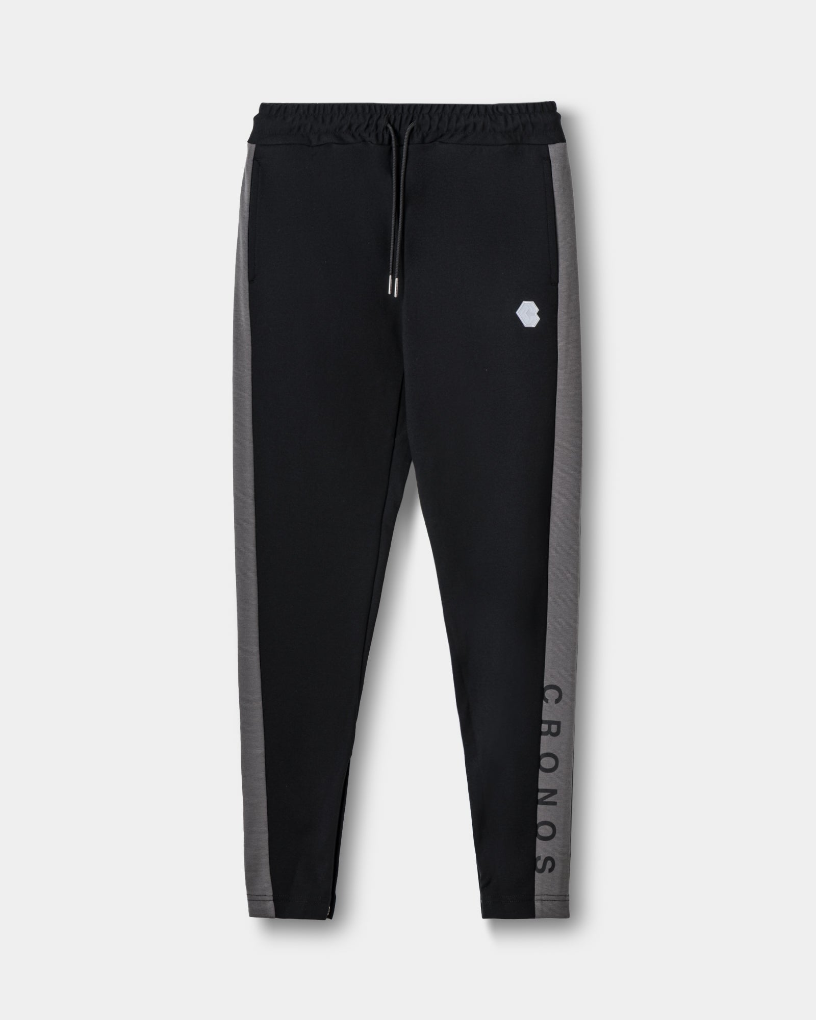 CRONOS WOMEN COOL FIT SKINNY PANTS【BLACK×GRAY】