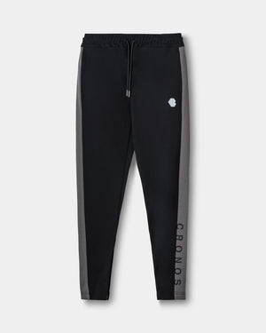 CRONOS WOMEN COOL FIT SKINNY PANTS【BLACK×GRAY】