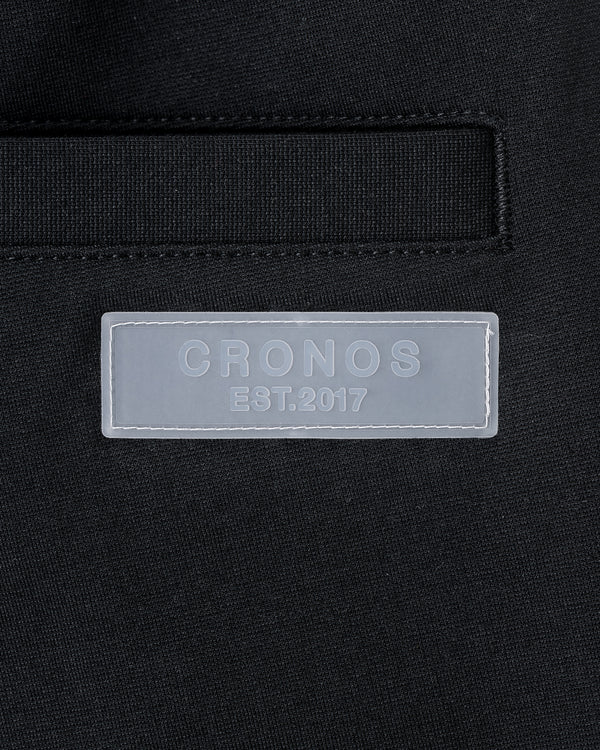 CRONOS WOMEN COOL FIT SKINNY PANTS【BLACK×GRAY】