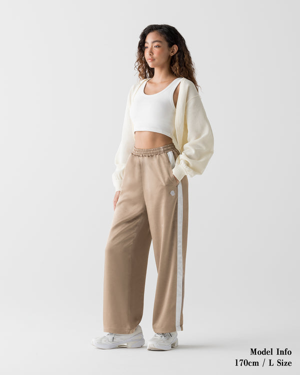 CRONOS WOMEN FIT CROPPED TANK TOP【WHITE】