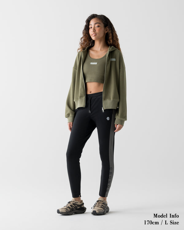 CRONOS WOMEN FIT 短版背心【卡其色】