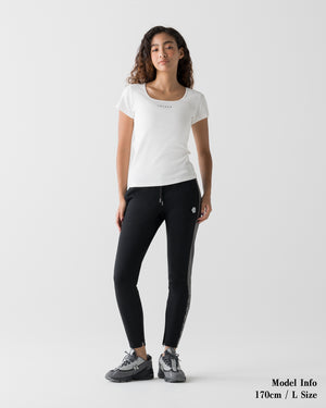 CRONOS WOMEN 方領 T 恤【WHITE】