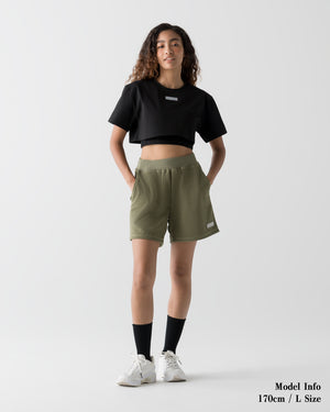 CRONOS WOMEN SHAPE SHORTS【卡其】