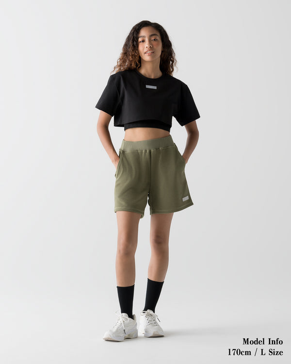 CRONOS WOMEN SHAPE SHORTS【卡其】