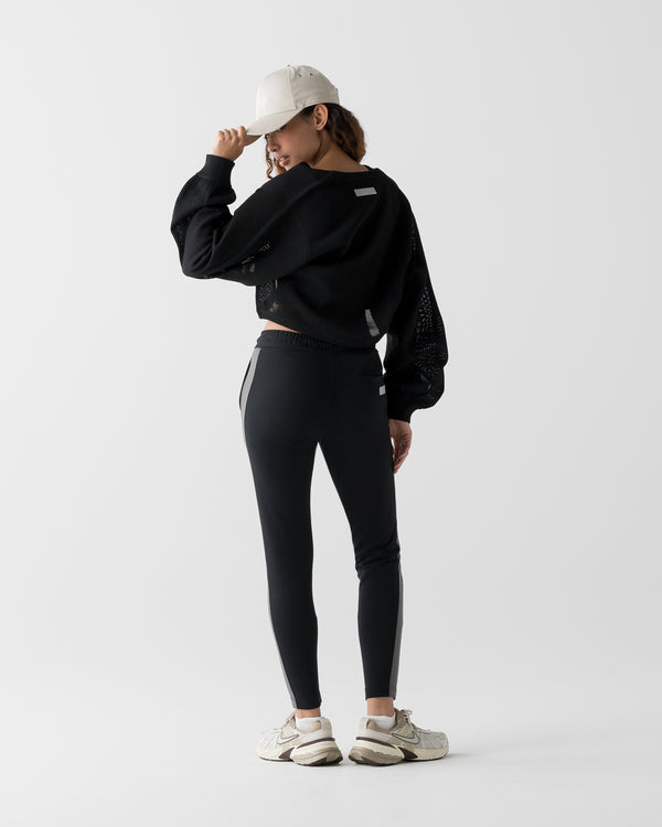 CRONOS WOMEN FIT CROPPED TANK TOP [BLACK]
